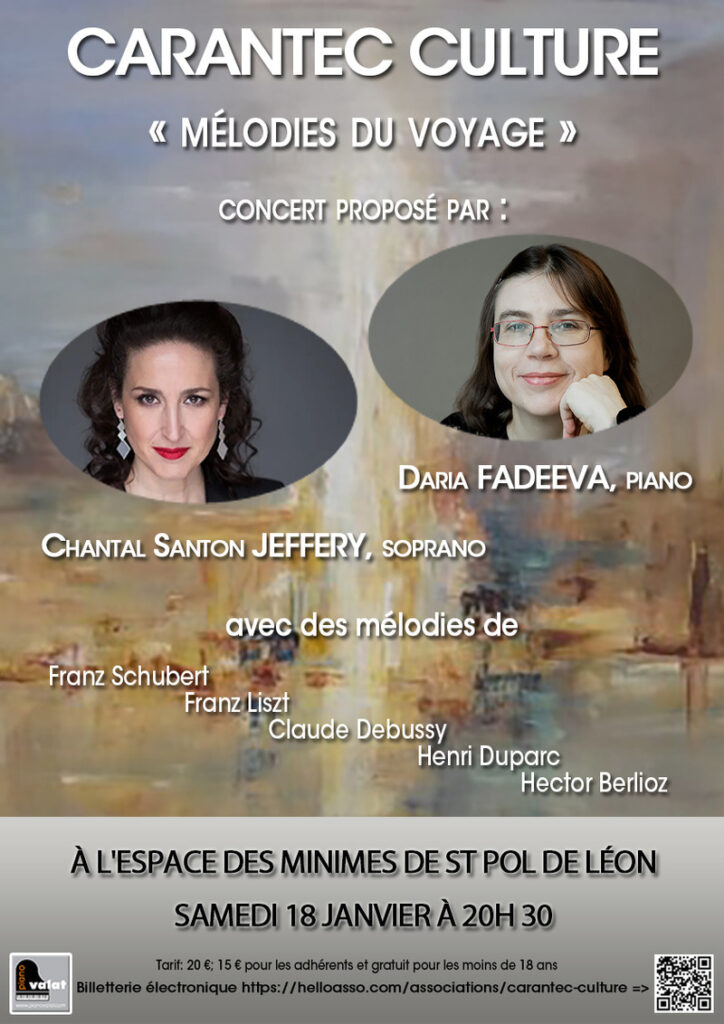 Affiche Chantal Santon Jeffery et Daria Fadeeva